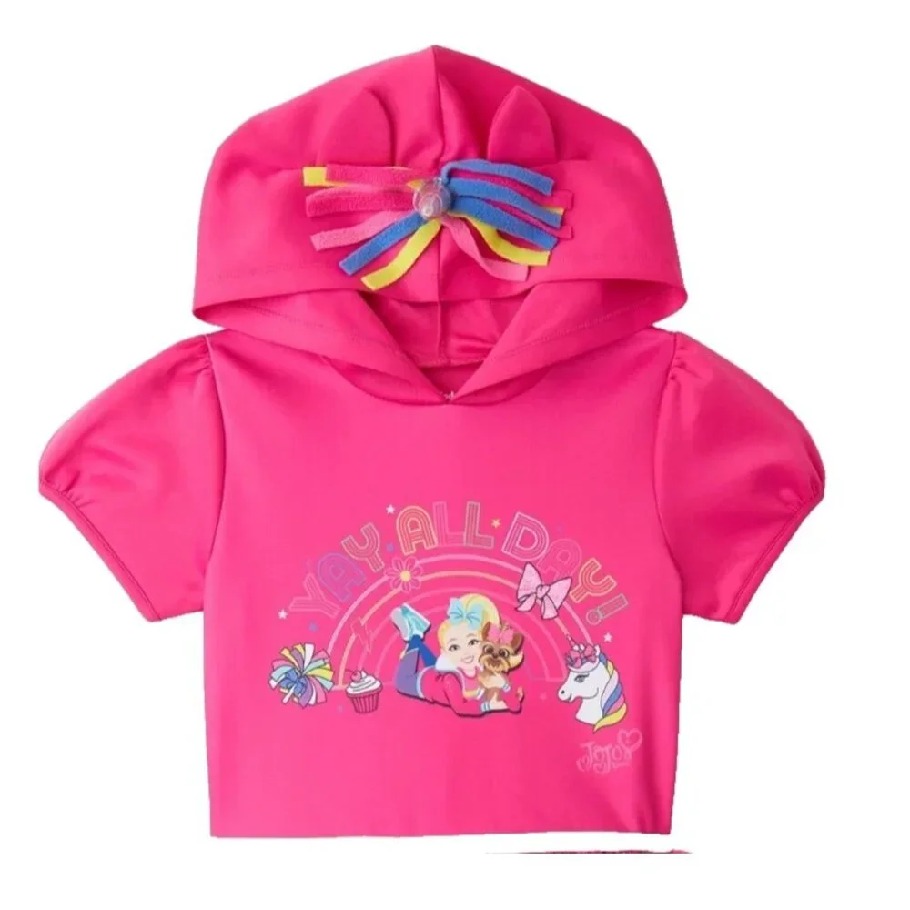 Nickelodeon Unicorn Hood Pink Tutu Dress GIRLS SIZE L 10-12 Party Cosplay NEW